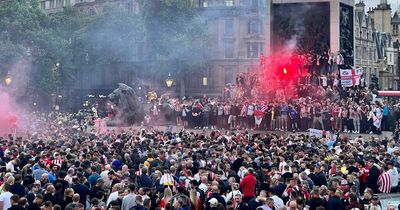 Watch Sunderland fans take over Trafalgar Square before League One play-off final