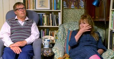 Gogglebox star Giles' remark as Mary bursts into tears