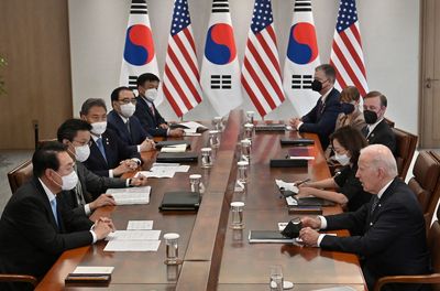 Biden, S.Korea's Yoon vow to deter N.Korea while offering COVID-19 aid