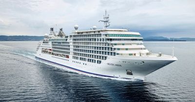 New luxury cruise ship makes its maiden appearance in Liverpool