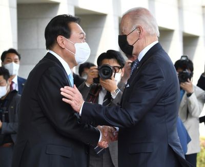 Biden, Yoon meet in shadow of North Korean nuclear sabre rattling