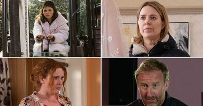 Corrie next week: Fiz distraught at Phill, Hope's digger rampage and Abi exits cobbles