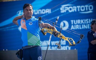 Indian men bag compound team gold