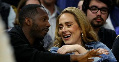 Adele and boyfriend Rich all smiles at NBA game after moving in together