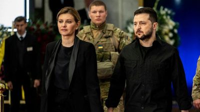 Ukraine first lady Olena Zelenskyy says she was separated from her husband for months by war with Russia