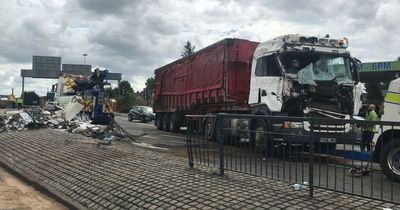 Overturned lorry causes chaos on one of Liverpool's busiest roads