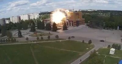 Russia obliterates Ukraine's Palace of Culture with enormous missile strike