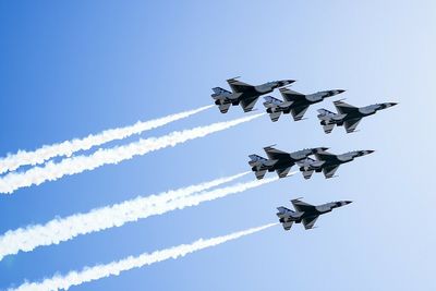 Extra Thunderbirds flypast replaces balloon-release at Indy 500