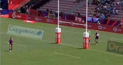 World Rugby sevens match descends into 'shameful' farce as England and Argentina just stop playing with try about to be scored