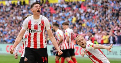Sunderland return to Championship after play-off final win over Wycombe