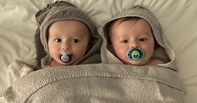 Newborn twins branded 'lazy' actually had deadly muscle condition