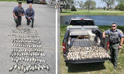 Anglers cited for catching 100-plus crappie over the legal limit