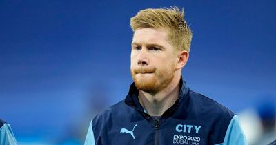 Kevin De Bruyne hails ‘biggest legend’ Colin Bell after 2022/23 home Man City kit tribute