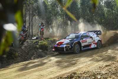 WRC Portugal: Rovanpera charges into lead over Evans as rain arrives