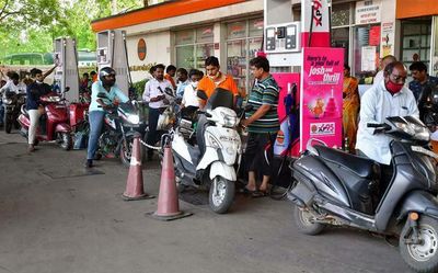 Petrol price down by ₹8.69, diesel by ₹7.05