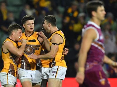 Maturing Hawks shock Brisbane in AFL upset