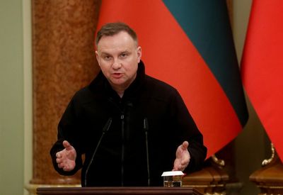 Ukraine must decide its own future, says Poland's president