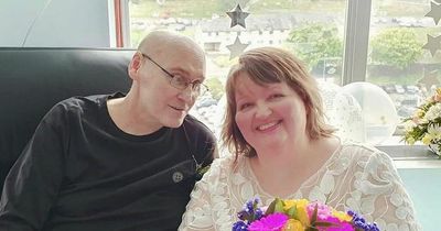 Scots cancer victim thanks 'amazing' nurses for making hospital wedding happen