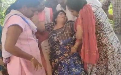 Tension prevailed as TDP activists stage protest in front of police station