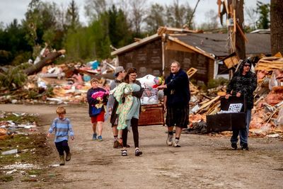 Police: Nearly all power restored in Gaylord after tornado