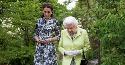 Nervous Kate Middleton put twigs in handbag in an attempt to impress Queen