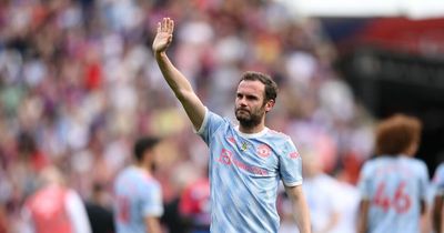 Juan Mata hints at Manchester United departure with goodbye gesture after Crystal Palace defeat