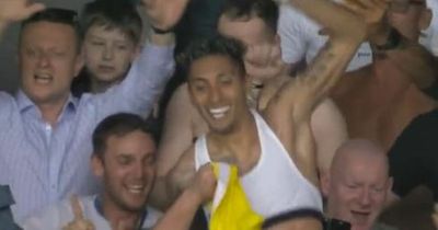 Watch as Leeds United's Raphinha shows what Premier League safety means to him