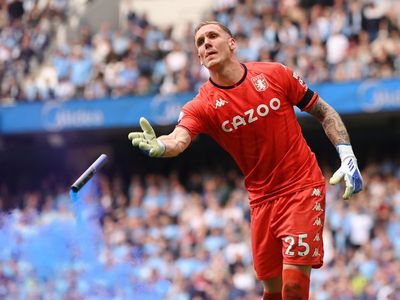 Robin Olsen: Manchester City apologise to Aston Villa goalkeeper after alleged assault during pitch invasion