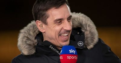 Man United icon Gary Neville mocks Liverpool FC's failed title bid with Sir Alex Ferguson post