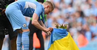 Oleksandr Zinchenko pays emotional tribute to Ukraine after Man City Premier League title win