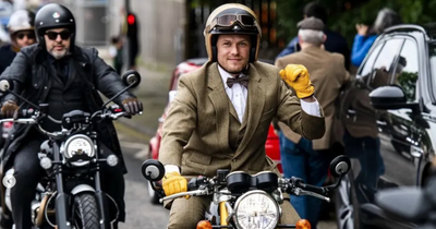 Sam Heughan stuns fans as he gets suited and booted for charity for special event
