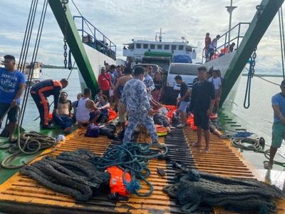 At least seven dead after blaze on Philippine passenger ferry