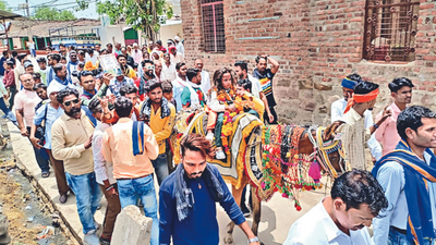 Rajasthan: In a first, Dalit boy rides mare in Baran village