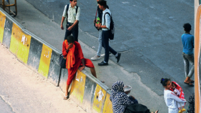 Few takers for footbridge, motorists say jaywalking slowing down traffic