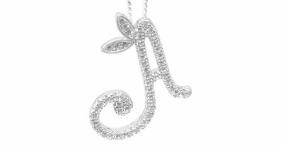 Win a Say it with Diamonds initial necklace worth £325