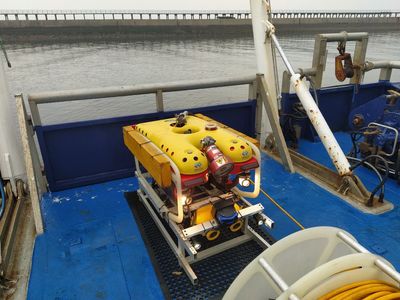 Underwater drone carries out first-ever offshore wind farm inspection