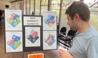 How 2 competitive districts in Georgia became a very red one and a very blue one
