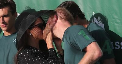 Meghan Markle congratulates Harry with kiss on the lips after Prince's latest polo win