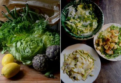 Rachel Roddy’s recipes for three lively Italian spring salads