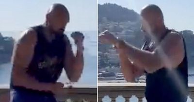 Tyson Fury denies he is training for comeback after working out on holiday