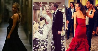 Celebs' bucking white bridal dress tradition after Kourtney Kardashian rocks lingerie