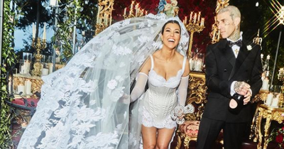 What do Dublin wedding experts think of Kourtney Kardashian's bridal look?