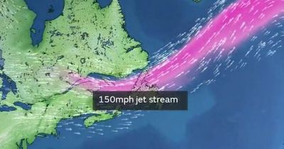 Met Office warns 150mph jet stream will bring 'unseasonably windy' weather
