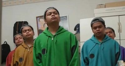 Confusing optical illusion of a man's jumper changing colour leaves people baffled