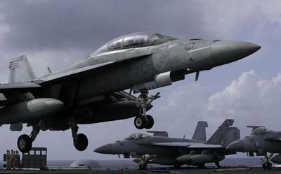 Two F-18 Super Hornet jets in Goa to showcase compatibility with Indian aircraft carriers