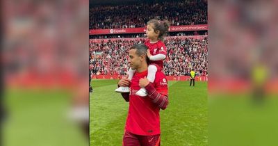 LFC Thiago Alcantara's wife issues 'proud' update as midfielder suffers injury scare