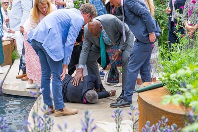 Ainsley Harriott ‘saves sister from drowning’ after she falls into Chelsea Flower Show water feature
