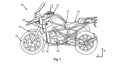 BMW Patent Shows Adaptive Aerodynamic Element Design For Future Bikes