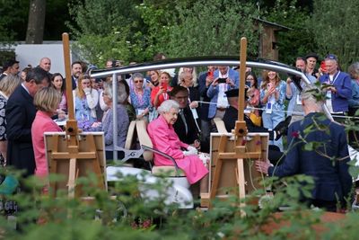 Chelsea Flower Show: unexpected gardeners and the queen in a buggy