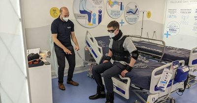 Trying one of the 2,100 new hospital beds set to be rolled out across Nottingham